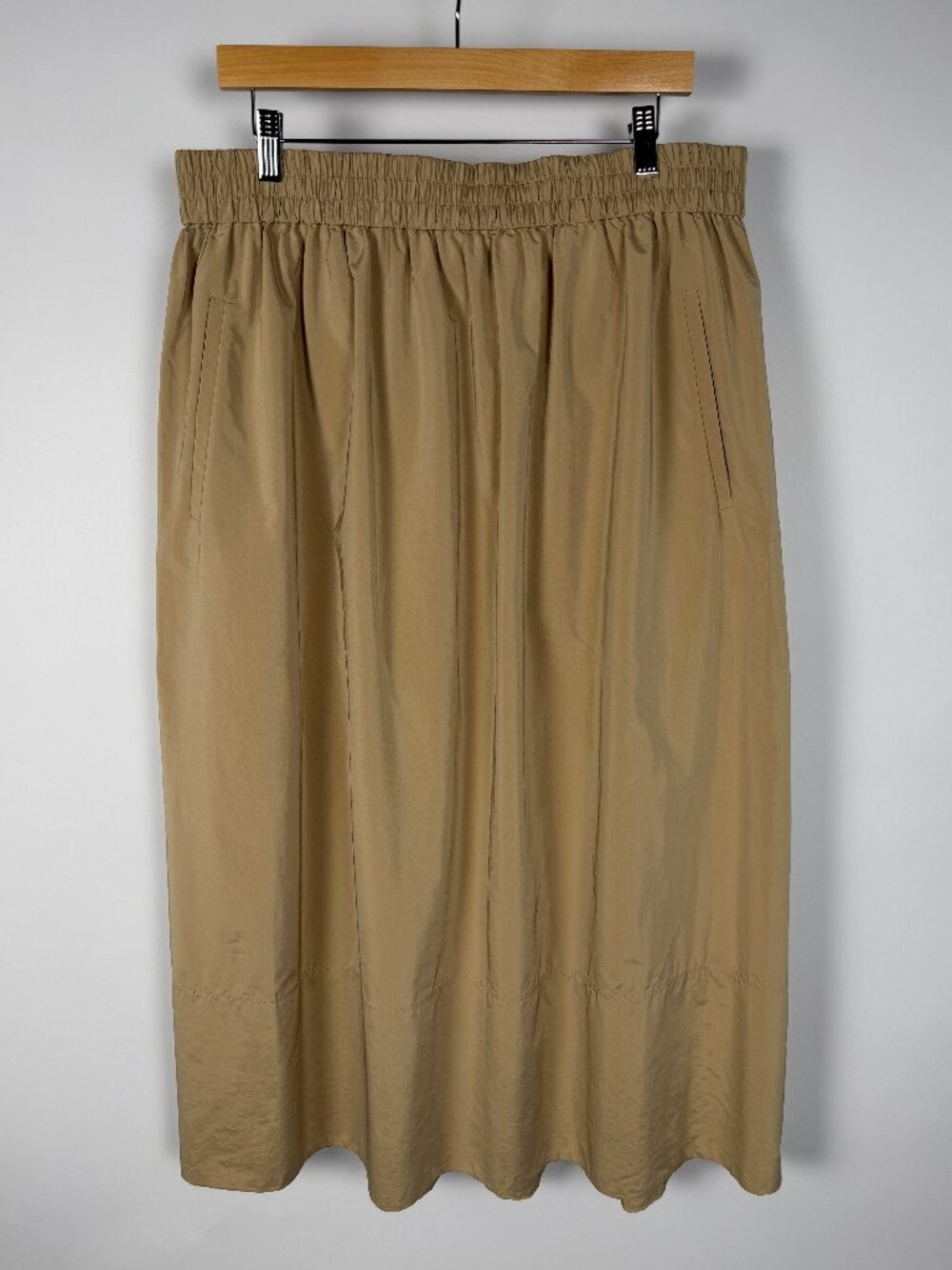 Tibi  Nylon Pull on Skirt
